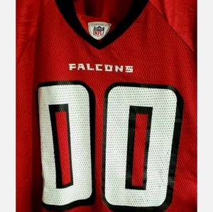 NFL On Field Red Atlanta Falcons Jersey #00 Size L